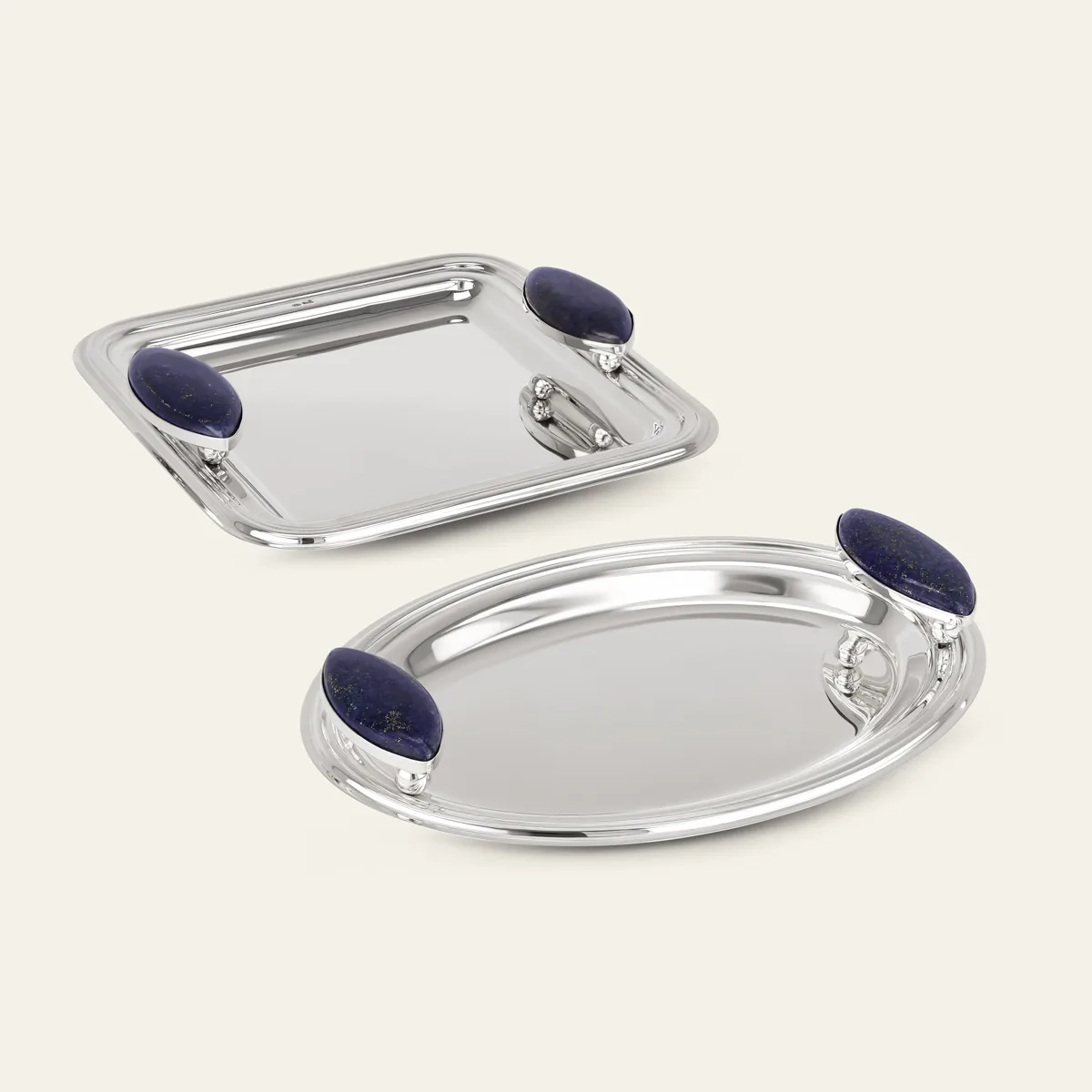 Oval Lazuli Tray - Image 2